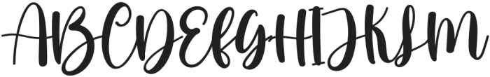 Hello Autumn Regular otf (400) Font UPPERCASE