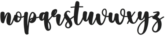 Hello Autumn Regular otf (400) Font LOWERCASE