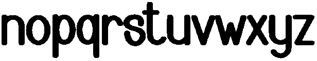 Hello Baby Regular otf (400) Font LOWERCASE