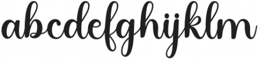 Hello Banthen Regular otf (400) Font LOWERCASE