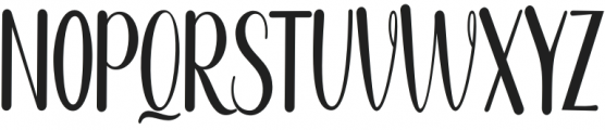 Hello Bestlady Sans Regular otf (400) Font UPPERCASE