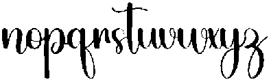 Hello Birthday Regular otf (400) Font LOWERCASE