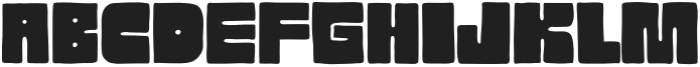 Hello-Blockie Regular otf (400) Font UPPERCASE