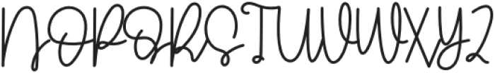 Hello Boho Regular otf (400) Font UPPERCASE
