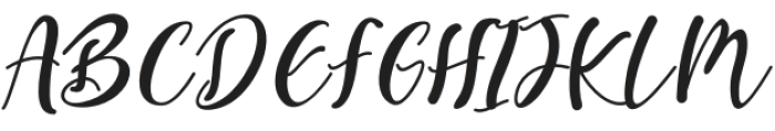 Hello Bunga Script Regular otf (400) Font UPPERCASE