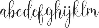 Hello Butterfly otf (400) Font LOWERCASE