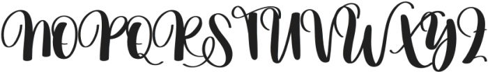 Hello Calligraphys Regular otf (400) Font UPPERCASE