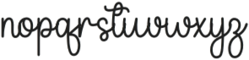 Hello Catalina Regular otf (400) Font LOWERCASE