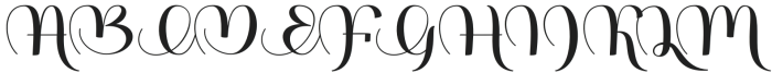 Hello Cherlie Regular otf (400) Font UPPERCASE