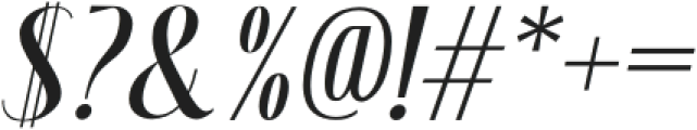 Hello Chloe Italic otf (400) Font OTHER CHARS