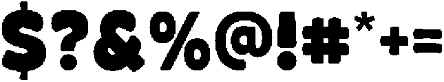 Hello Chunky otf (400) Font OTHER CHARS