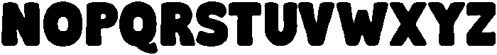 Hello Chunky otf (400) Font LOWERCASE
