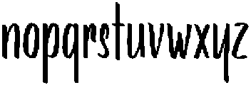 Hello Cutesy Regular otf (400) Font LOWERCASE