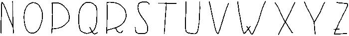 Hello Daisy Regular otf (400) Font UPPERCASE