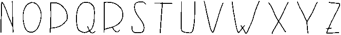 Hello Daisy Regular otf (400) Font LOWERCASE