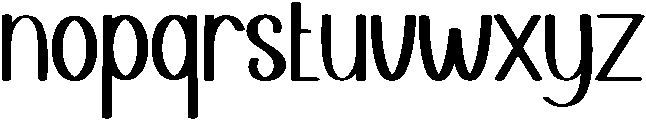 Hello Darling Regular otf (400) Font LOWERCASE