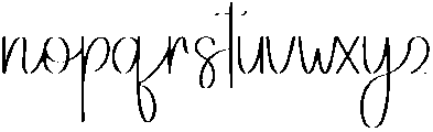Hello Darling Regular otf (400) Font LOWERCASE