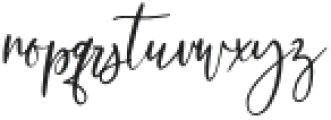 Hello Dear Script Regular otf (400) Font LOWERCASE