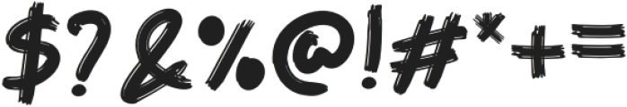 Hello Display Regular otf (400) Font OTHER CHARS