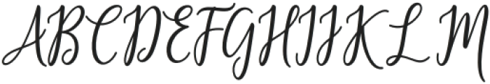 Hello Fabulous Script Regular otf (400) Font UPPERCASE