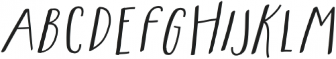 Hello Fresh Slanted otf (400) Font UPPERCASE