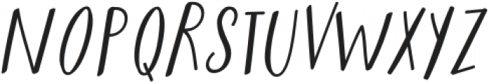 Hello Fresh Slanted otf (400) Font UPPERCASE