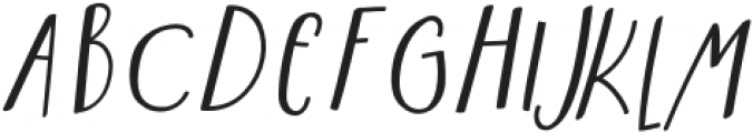 Hello Fresh Slanted otf (400) Font LOWERCASE