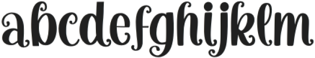 Hello Fuscia Regular otf (400) Font LOWERCASE