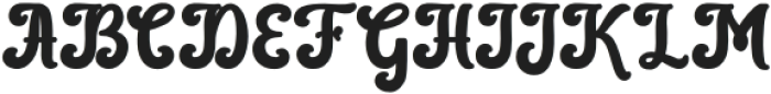 Hello Fyndina Regular otf (400) Font UPPERCASE