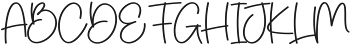 Hello George Regular otf (400) Font UPPERCASE