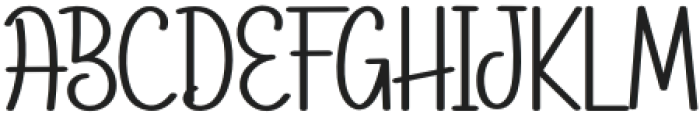 Hello Grandma Regular otf (400) Font UPPERCASE