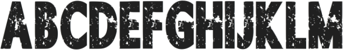 Hello Grunge Regular ttf (400) Font UPPERCASE