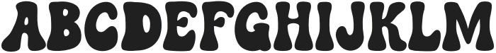 Hello Hippie Regular otf (400) Font UPPERCASE