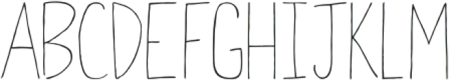 Hello I Like You Light Regular otf (300) Font LOWERCASE