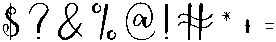Hello Kitty Regular otf (400) Font OTHER CHARS