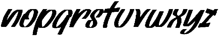 Hello Lazy Italic Regular otf (400) Font LOWERCASE