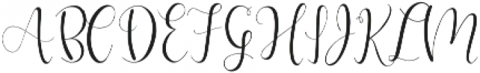 Hello Lovely Script otf (400) Font UPPERCASE