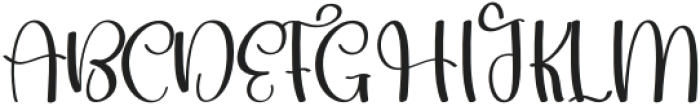 Hello Maddison Regular otf (400) Font UPPERCASE