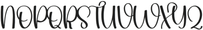 Hello Maddison Regular otf (400) Font UPPERCASE