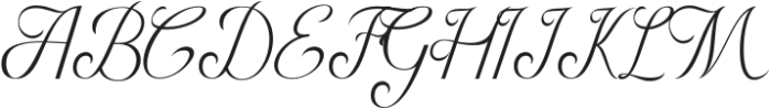 Hello Marie Regular otf (400) Font UPPERCASE