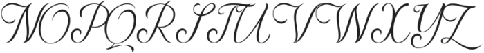 Hello Marie Regular otf (400) Font UPPERCASE