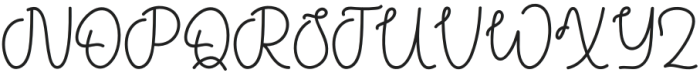 Hello Minimalist Regular otf (400) Font UPPERCASE