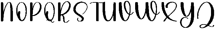 Hello Monday Regular otf (400) Font UPPERCASE