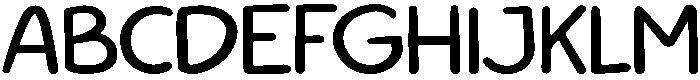 Hello Monday Regular otf (400) Font UPPERCASE