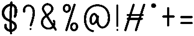Hello Monday Regular otf (400) Font OTHER CHARS