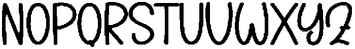 Hello Monday Regular otf (400) Font UPPERCASE