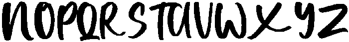 Hello Monday Regular otf (400) Font UPPERCASE