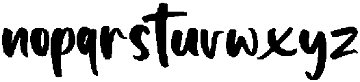 Hello Monday Regular otf (400) Font LOWERCASE