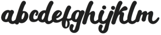 Hello Nigtea Font Regular otf (400) Font LOWERCASE