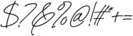 Hello October Italic Italic otf (400) Font OTHER CHARS